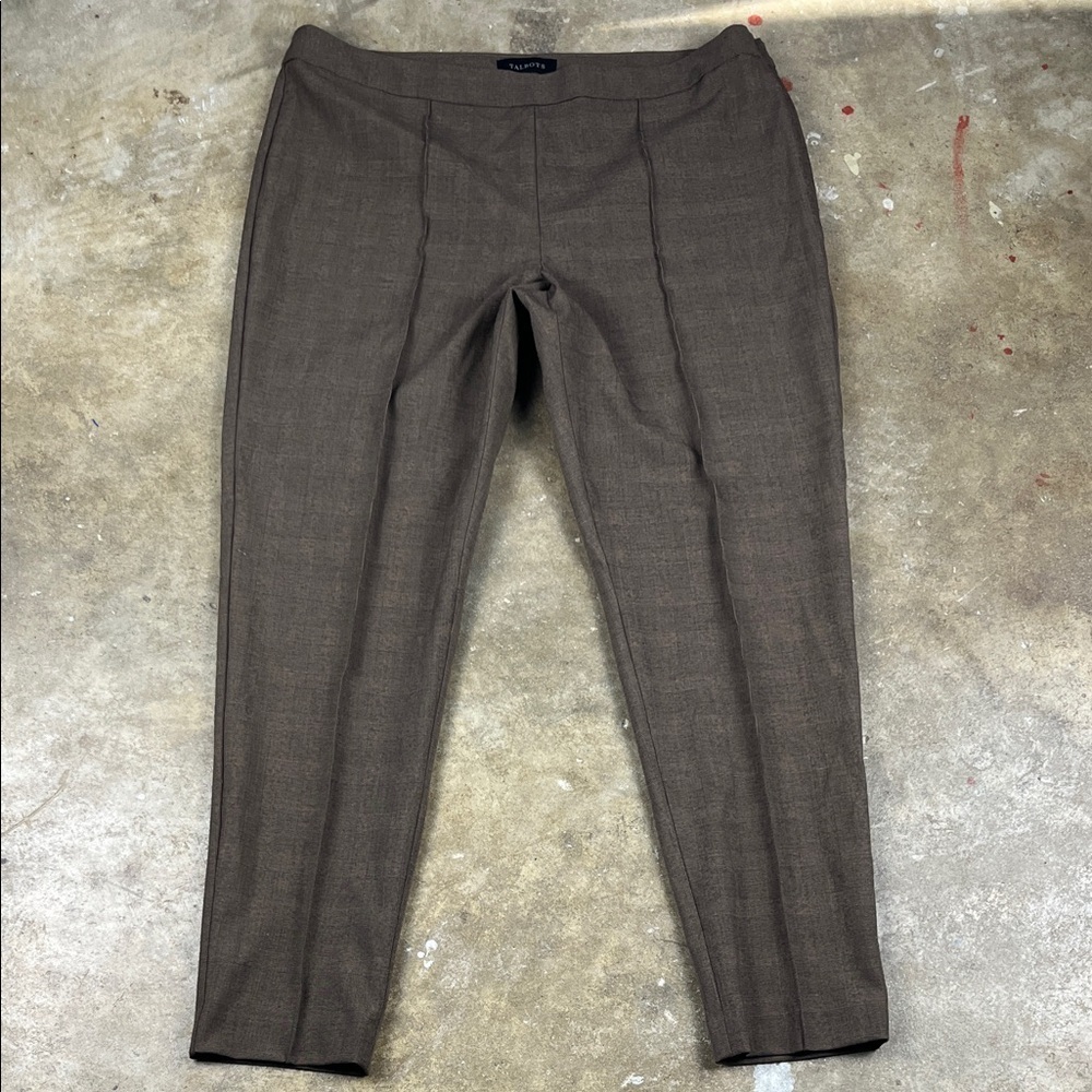 Talbots Brown Plaid Dress Pants
Size: 16